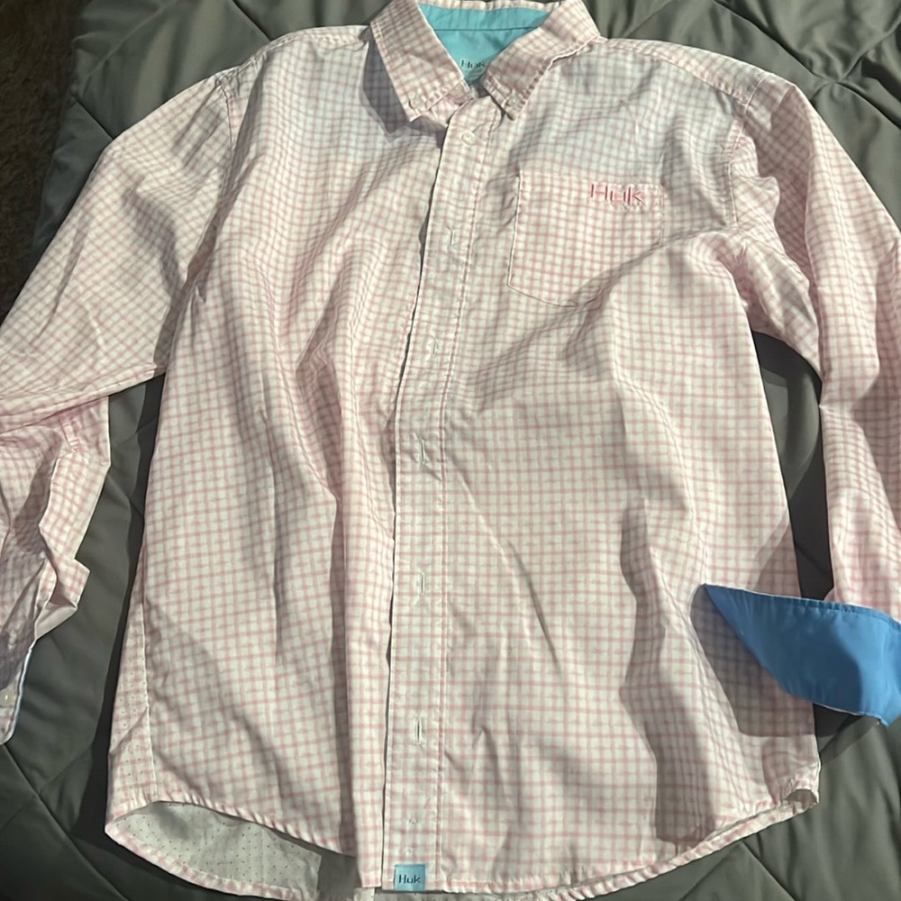 HUK button up shirt